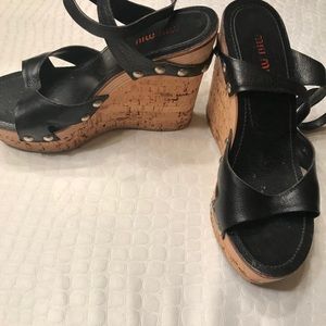 Miu miu platform sandal